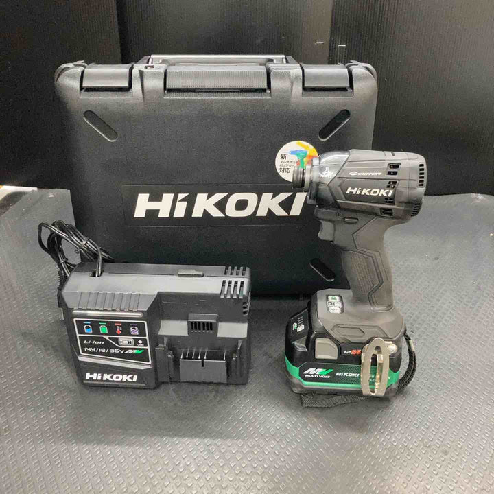 ◇ハイコーキ(HIKOKI ※旧:日立工機) コードレスインパクトドライバ WH18DC(XCBZ) ケース(マルチボルトバッテリー、充電器)【鴻巣店】