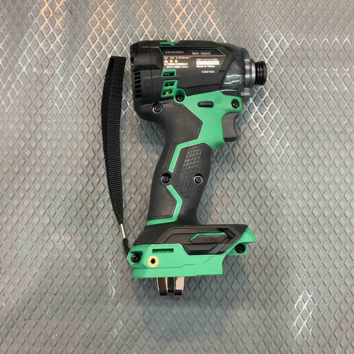 【中古品】HiKOKI(ハイコーキ) 18V 充電式 インパクトドライバ WH18DC  バッテリー1個・充電器・ケース付 WH18DC(XPZ), アグレッシブグリーン【所沢店】