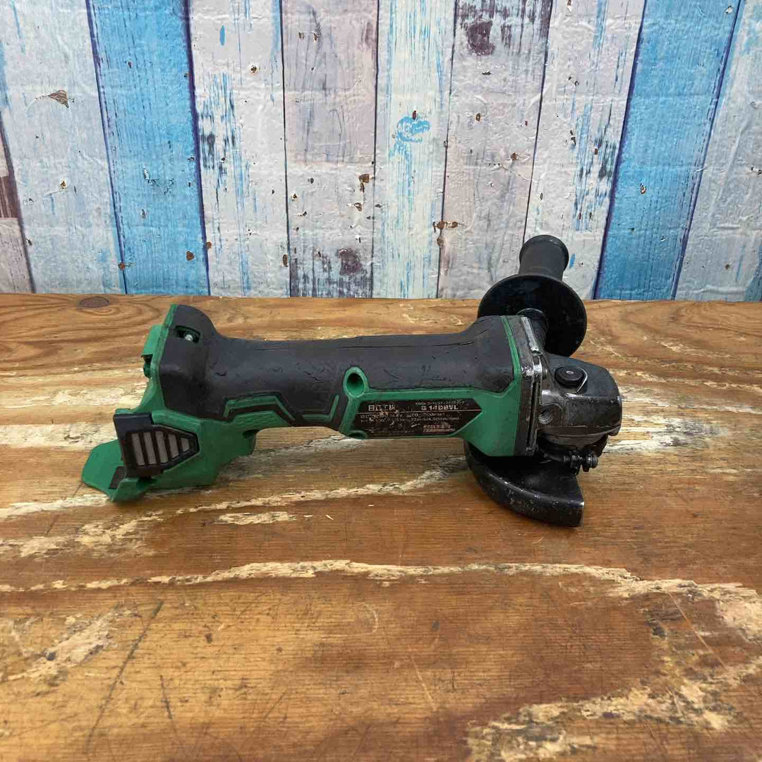 ◇ハイコーキ(HIKOKI ※旧:日立工機) コードレスディスクグラインダ G14DBVL(NN)グリーン 本体のみ【柏店】