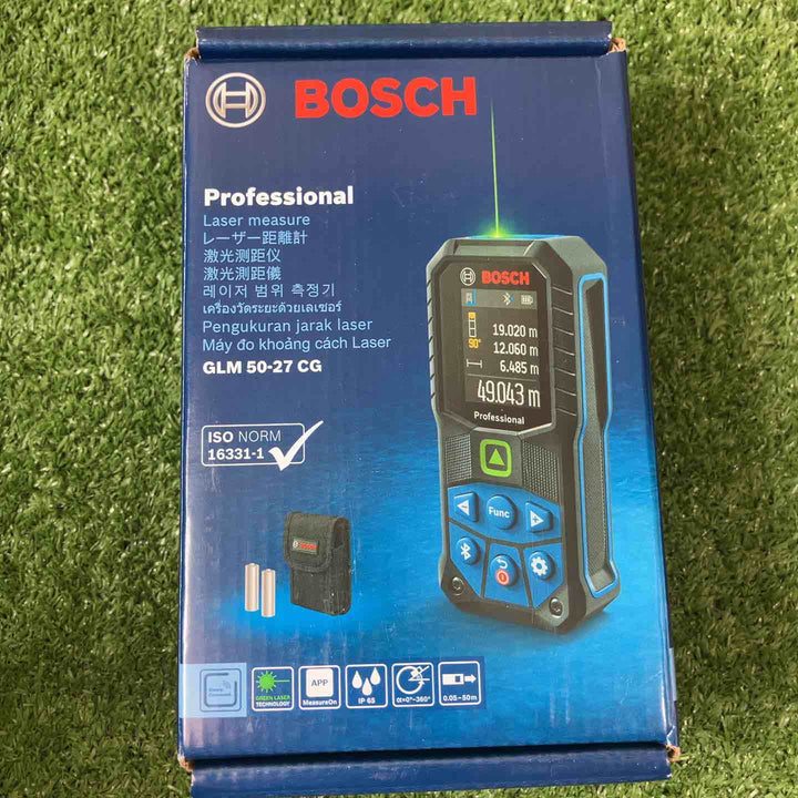 ◇ボッシュ(BOSCH) グリーンレーザー距離計 GLM50-27CG【川崎店】