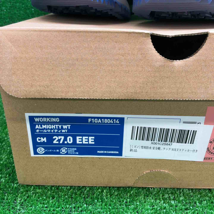◇ 安全靴 ミズノ mizuno 雪用 防水 F1GA180414 オールマイティ ＷＴ マジック【藤沢店】