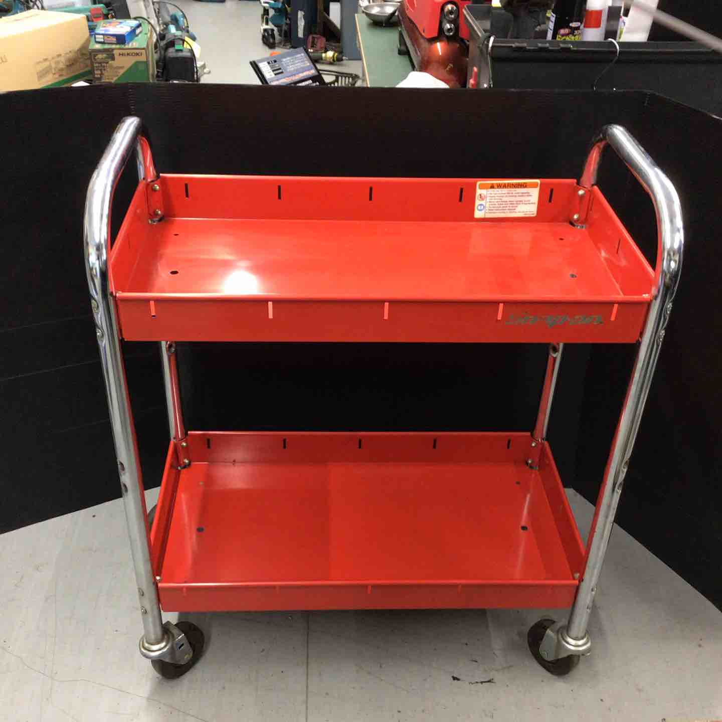 Snap-on KRA488 二段ロールカート 動作確認済み 店頭受取り限定】 スナップオン ロールカート KR488B
