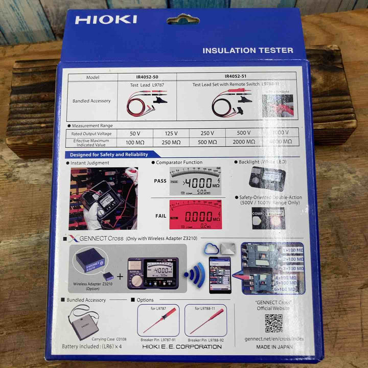 □HIOKI 絶縁抵抗計 IR4052-91 未開封品【柏店】