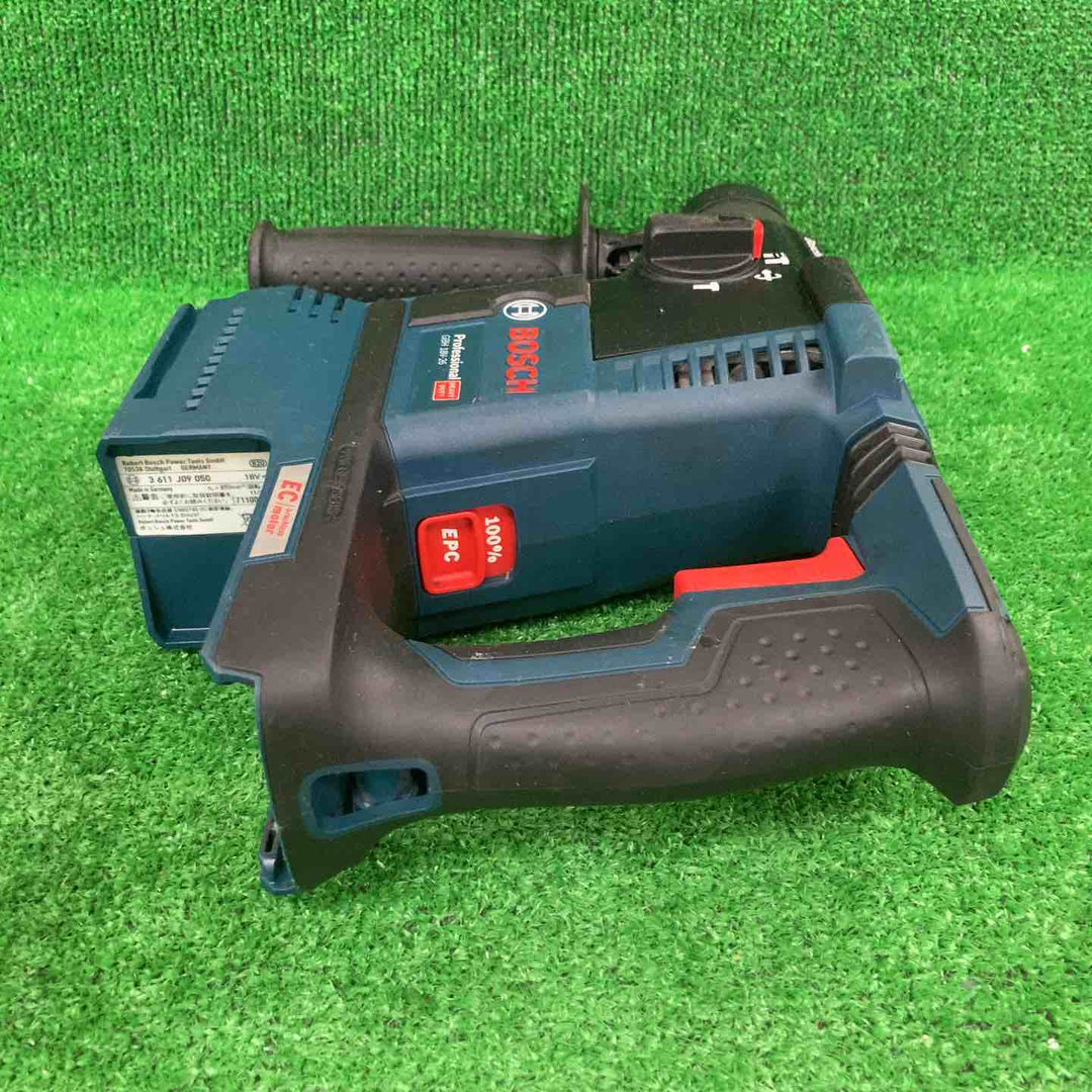 Bosch Professional(ボッシュ) SDSプラス コードレスハンマードリル (5.0Ahバッテリー2個・充電器・深さゲージ・キャリングケース・サイドハンドル・吸いじんアダプタ付) GBH18V-26GDEN【川崎店】