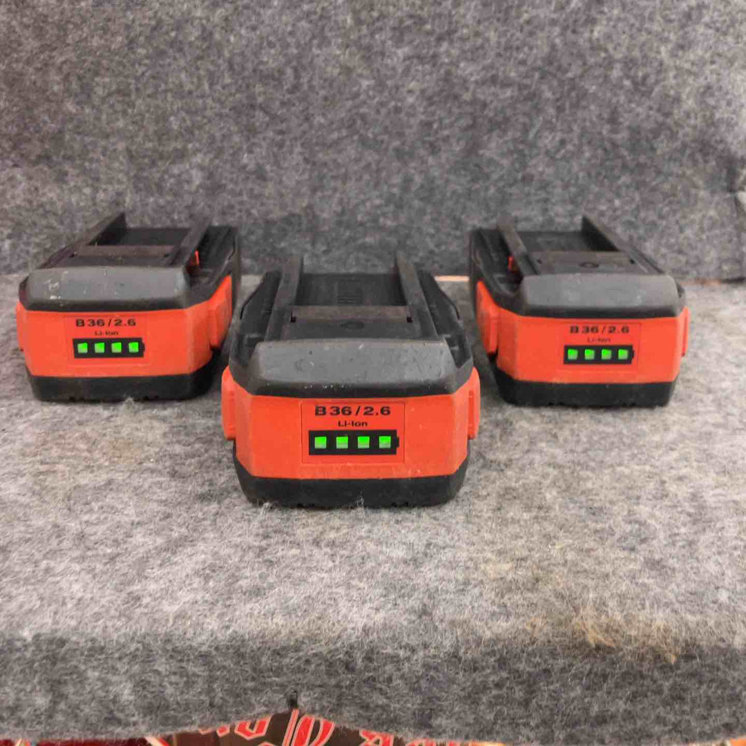 ヒルティ(HILTI) B36/2.6 36V2.Ahバッテリー *3点セット【鴻巣店】