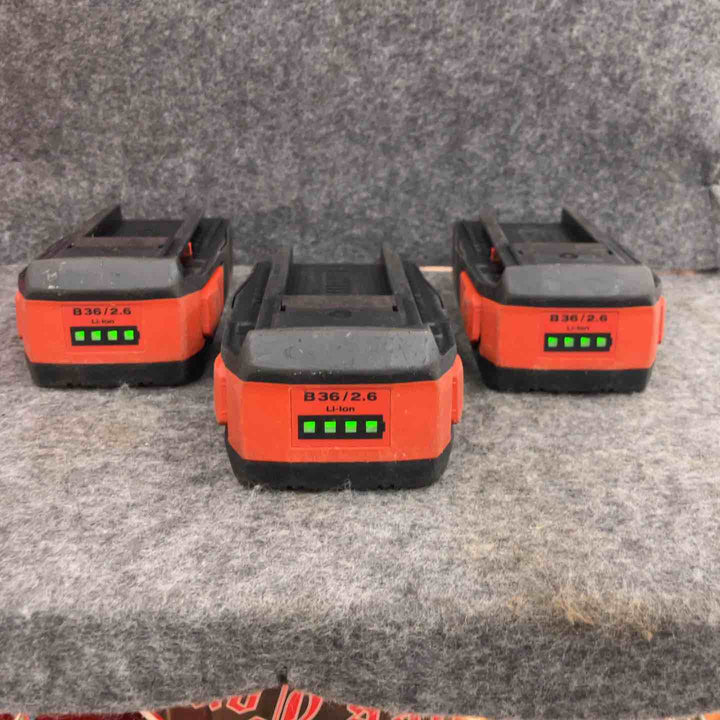 ヒルティ(HILTI) B36/2.6 36V2.Ahバッテリー *3点セット【鴻巣店】