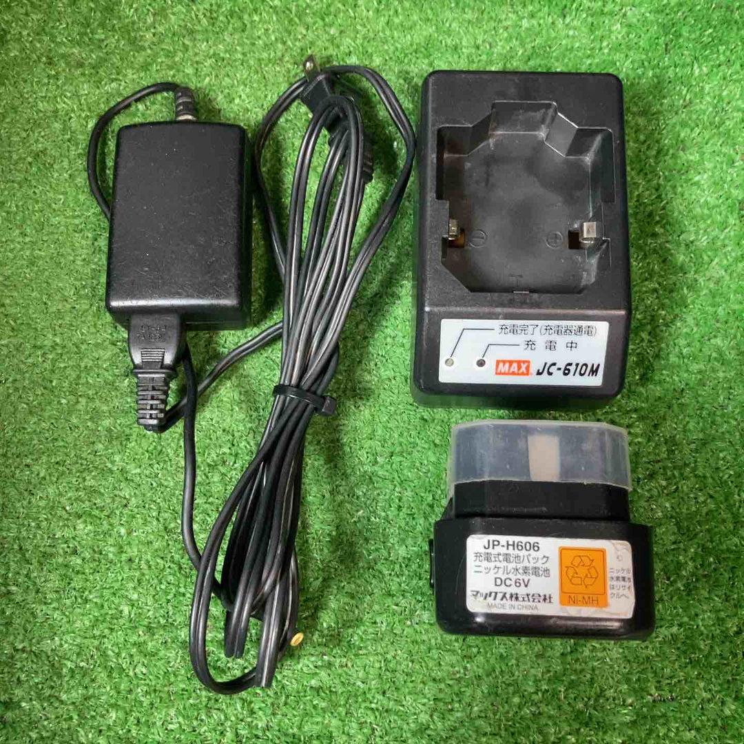 【中古品】◇マックス(MAX) ガスネイラ GS-738C バッテリー1個、充電器付き◎代用ケース【岩槻店】