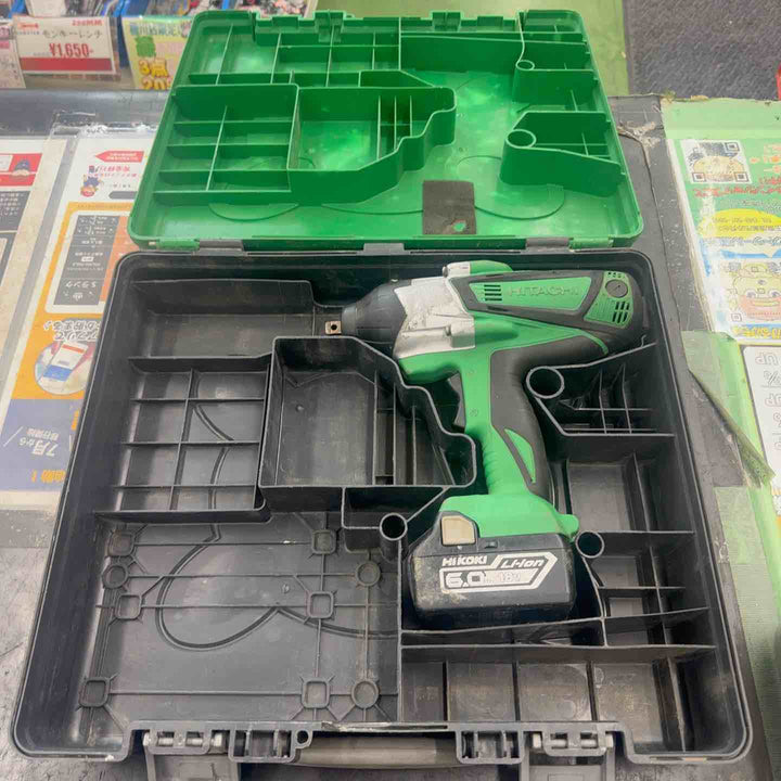【中古・本体+バッテリ】 日立 18V コードレスインパクトレンチ WR18DSHL(NN) 1/2"(12.7mm)ドライブ 【桶川店】