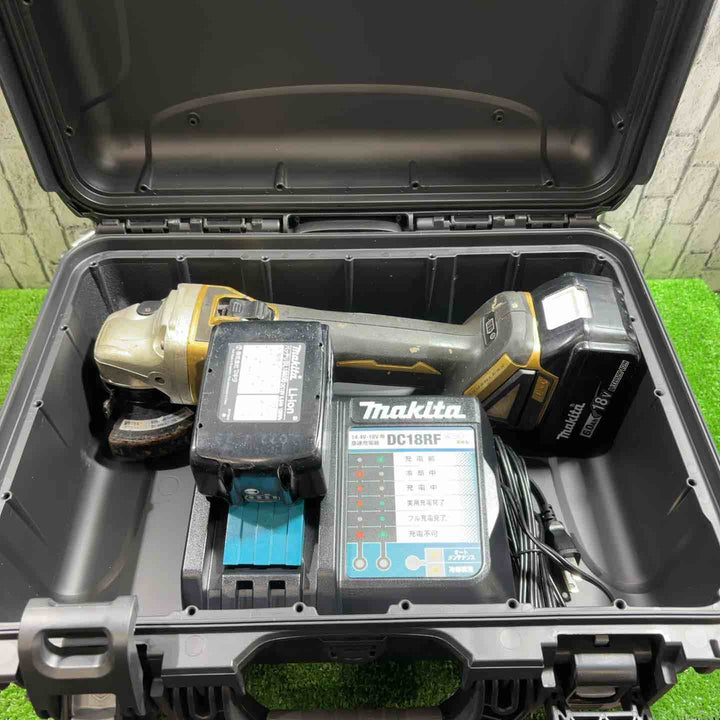 ★マキタ(makita) 18V 100周年 100mmコードレスディスクグラインダ GA404DRGXN 動作確認済み【川口店】