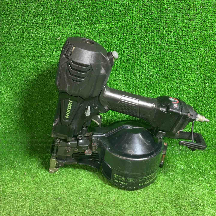 【中古品】 HiKOKI (ハイコーキ) 高圧ロール釘打機 アブソリュートブラック パワー切替機構・エアダスタ付 NV65HR2(SAB) 【藤沢店】