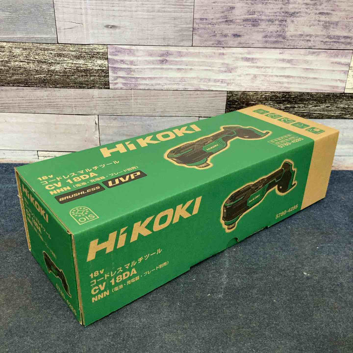 ★ハイコーキ(HIKOKI ※旧:日立工機) コードレスマルチツール CV18DA(NNN)(本体のみ) 36V 箱つき【八潮店】