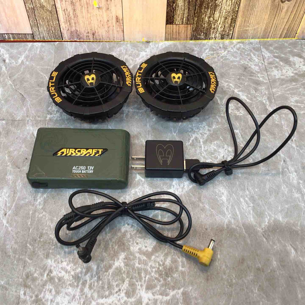 BURTLE/バートル　空調服 ファン/バッテリー13V 260 shokunin-japan_ac260-ac270