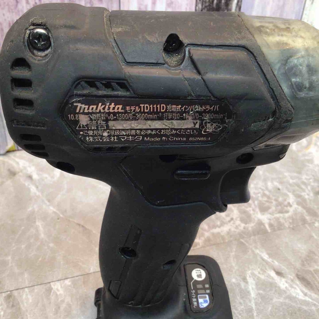 ★マキタ(makita) コードレスインパクトドライバー TD111DSHXB【八潮店】
