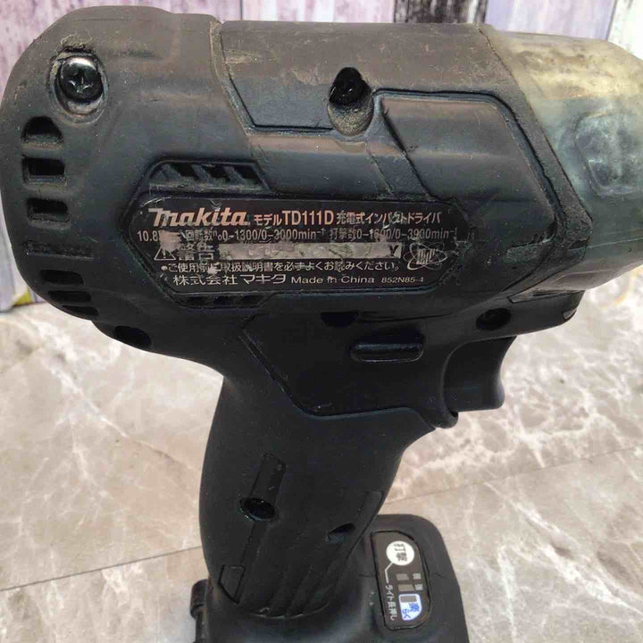 ★マキタ(makita) コードレスインパクトドライバー TD111DSHXB【八潮店】