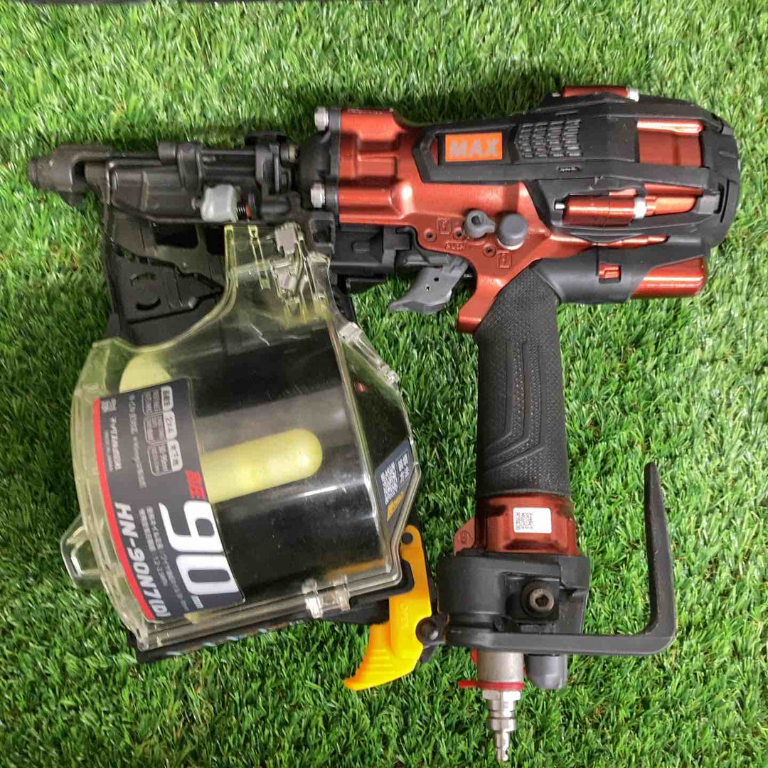 ★マックス(MAX) 高圧用釘打ち機 HN-90N7(D)-R　最新モデル【戸田店】