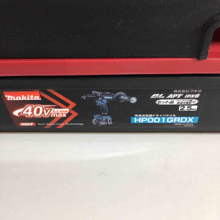 【未使用品】★純正バッテリー2個&充電器付き フルセット★マキタ(makita) コードレス振動ドリルドライバー HP001GRDX【戸田店】