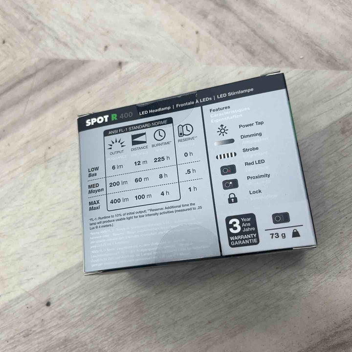 Black Diamond スポット400-R グラファイト コンパクト 充電式 【越谷店】