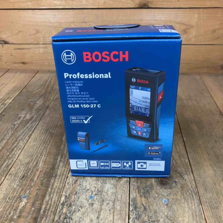 ◇ボッシュ(BOSCH) データ転送レーザー距離計 GLM150-27C【所沢店】
