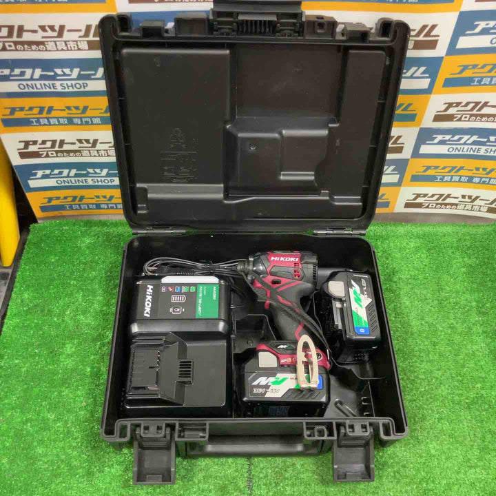 ◇ハイコーキ(HIKOKI ※旧:日立工機) コードレスインパクトドライバー フレアレッド  WH36DC(2XPRSZ)【草加店】