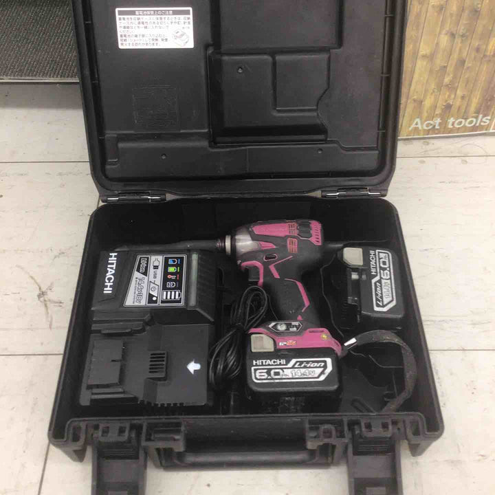 【中古品】 ハイコーキ/HIKOKI コードレスインパクトドライバー WH14DDL2(2LYPK)(R) 【鴻巣店】