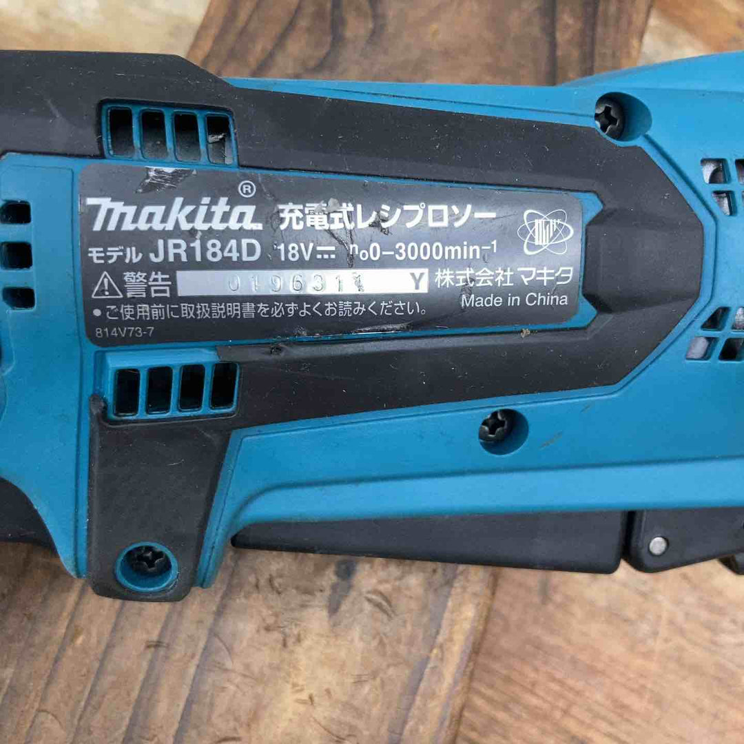 ★マキタ(makita) コードレスレシプロソー JR184DZT【柏店】