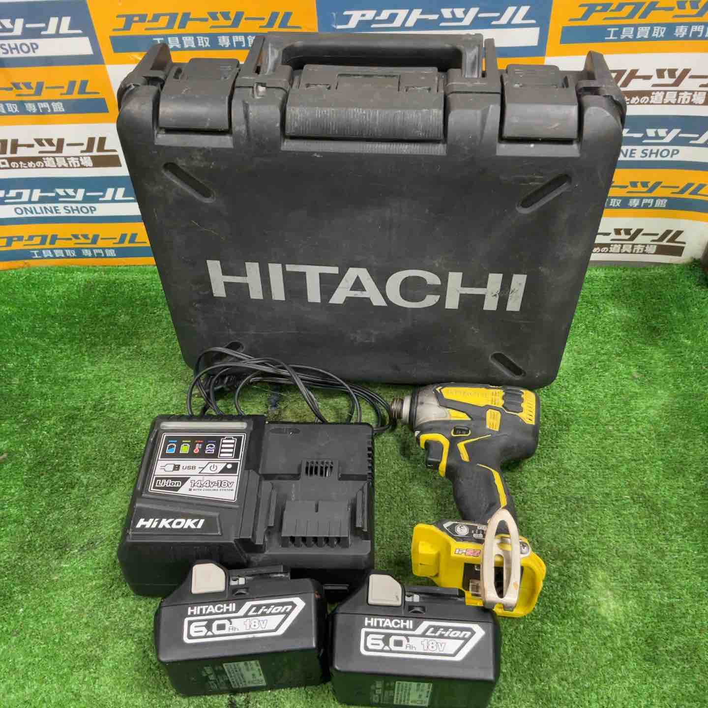 日立工機  コードレスインパクトドライバ WH18DDL(2LLCK)(Y)【草加店】 日立工機 コードレスインパクトドライバ WH18DDL(2LLCK)(Y)【草加店