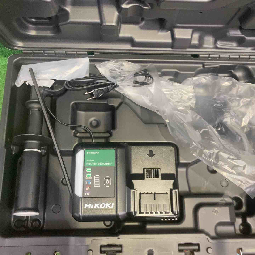 HiKOKI(ハイコーキ) 36V コードレス ドリル D型ハンドル キー付きドリルチャック式 蓄電池・充電器・ケース・垂直ガイド付き D3613DA(XPS)【町田店】