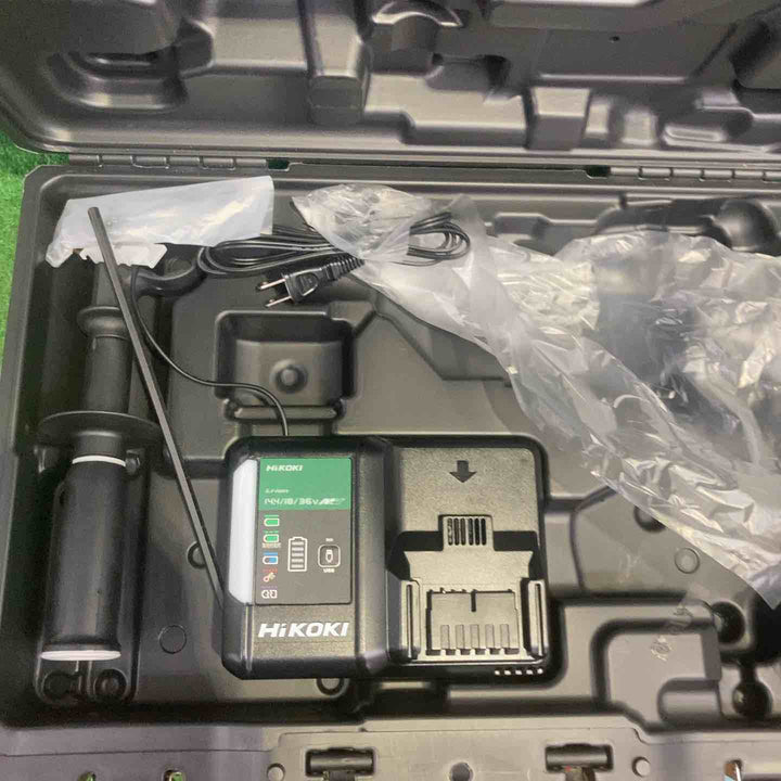 HiKOKI(ハイコーキ) 36V コードレス ドリル D型ハンドル キー付きドリルチャック式 蓄電池・充電器・ケース・垂直ガイド付き D3613DA(XPS)【町田店】