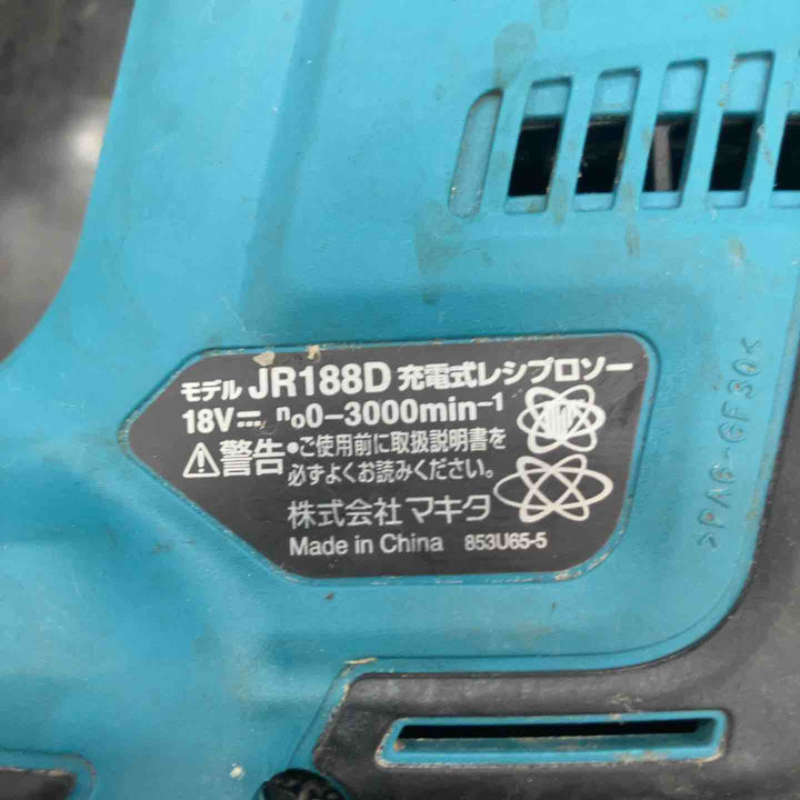 【中古品】マキタ(makita) コードレスレシプロソー JR188DZK【所沢店】