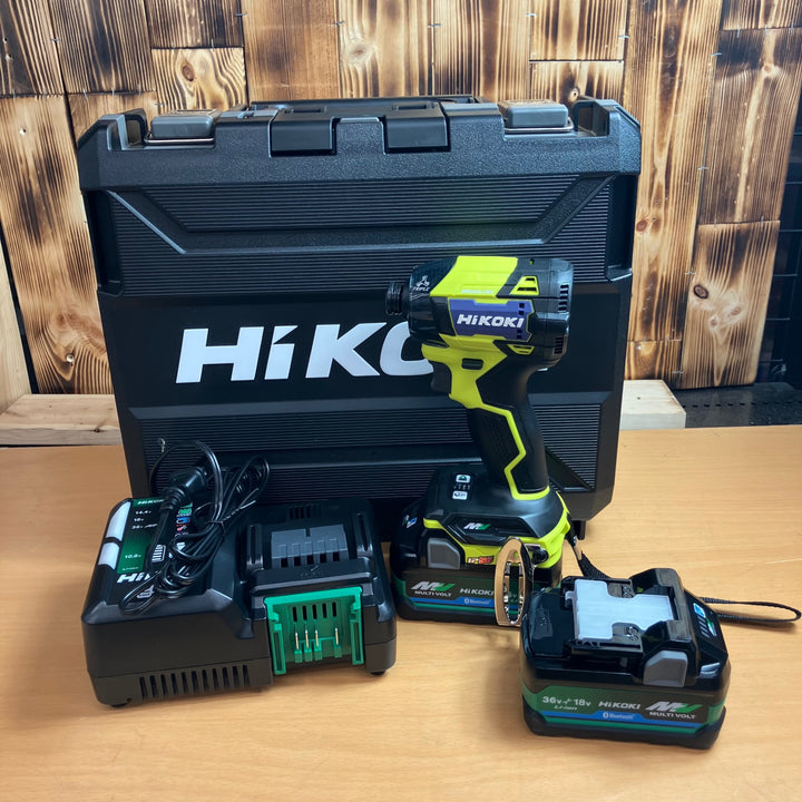 ★ハイコーキ(HIKOKI ※旧:日立工機) コードレスインパクトドライバ スパイダーイエロー WH36DD(2XHYSZ)【越谷店】