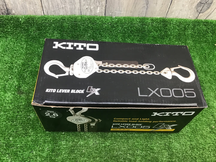★KITO(キトー) レバーブロック LX005 (LX1B)【富山店】●吊
