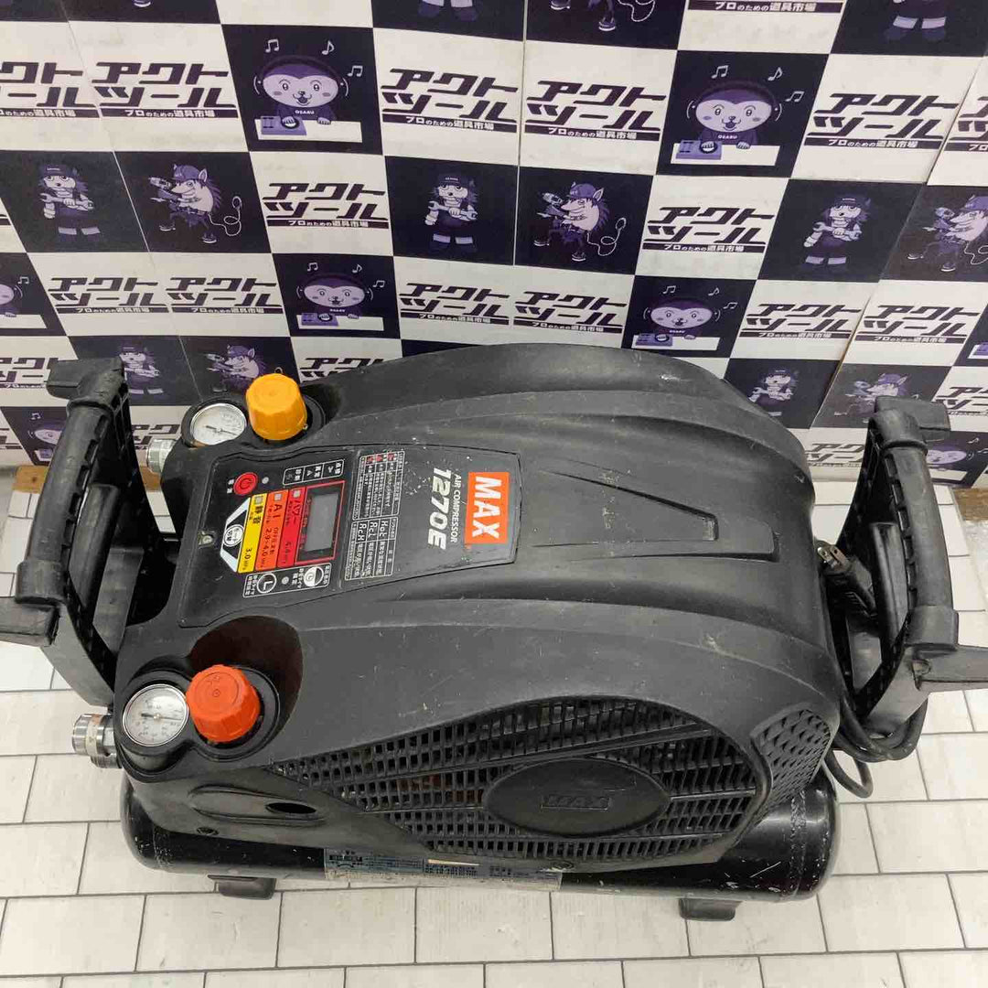 ★マックス(MAX) エアコンプレッサー AK-HL1270E_ブラック【所沢店】
