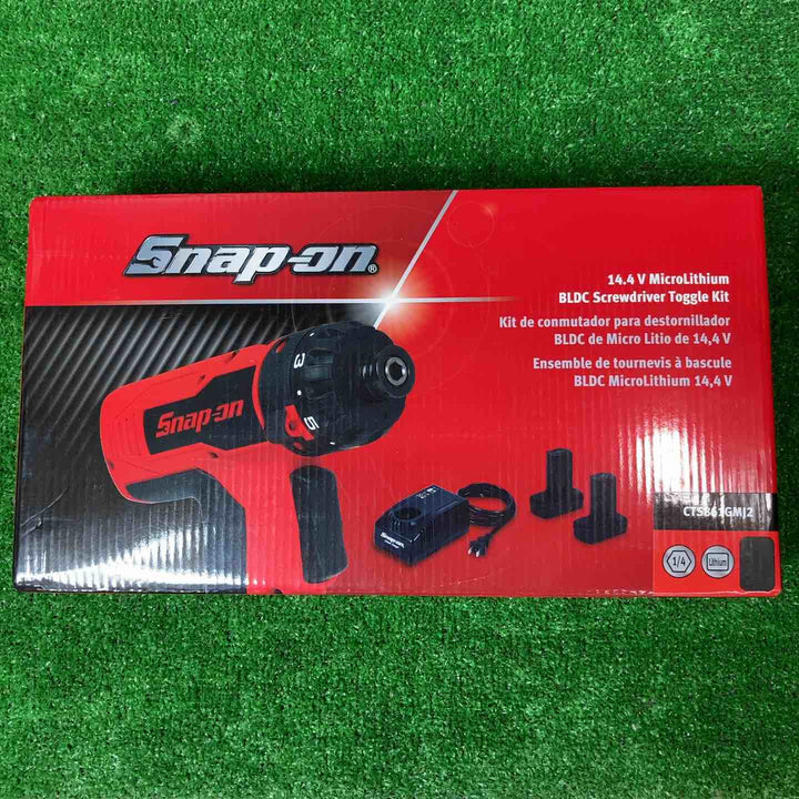 スナップオン/Snap-on 14.4V コードレススクリュードライバ CTS861GMJ2 ガンメタ バッテリー2個付きフルセット【岩槻店】