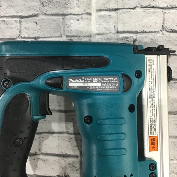 ☆マキタ(makita) 14.4V 4mm J線 コードレスタッカ ST420DRF【川口店】