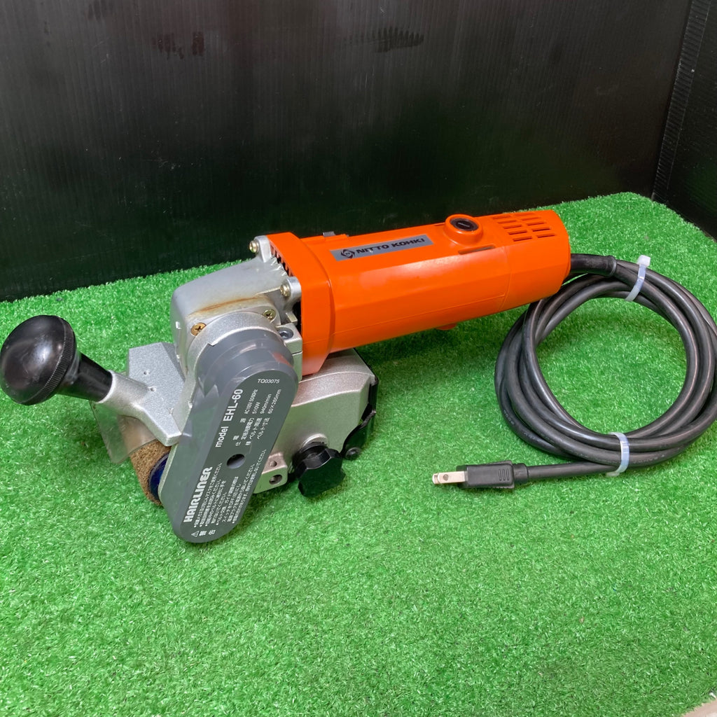 【現状品】 日東工器 電動ヘアライナー EHL-60 ベルトサンダー 【鴻巣店】 現状品】 日東工器 電動ヘアライナー EHL-60 ベルトサンダー 【鴻巣店