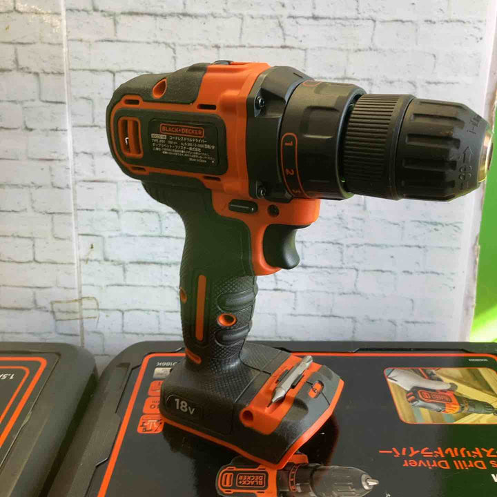 ブラックアンドデッカー(BLACK+DECKER) 18Vインパクトドライバー・ドリルドライバー　BPCI18とBDCDD186K　【町田店】