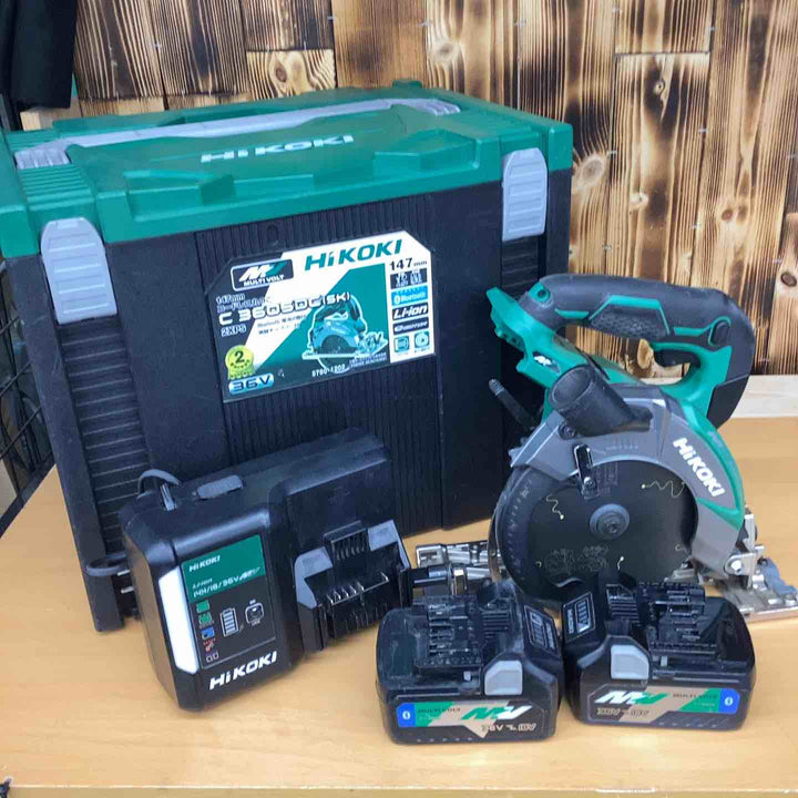 ハイコーキ(HIKOKI ※旧:日立工機) コードレス丸のこ C3605DC(SK)(2XPS) 木材 プラスチック 金属 コンクリート 切断 直線切り 角材 【越谷店】