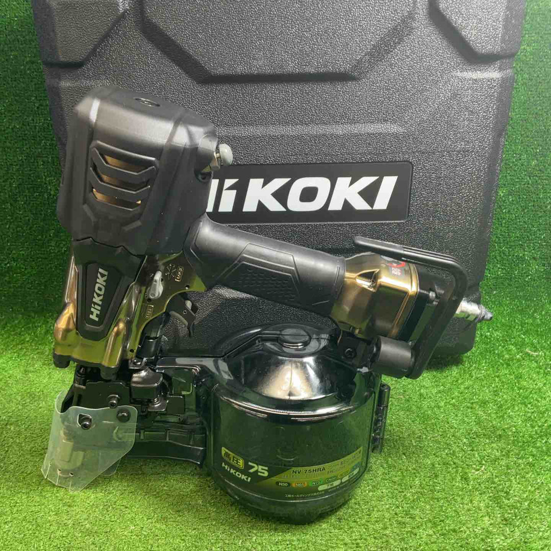 【未使用品】 ハイコーキ(HIKOKI ※旧:日立工機) 高圧エア釘打ち機 NV75HRA(S) 【藤沢店】