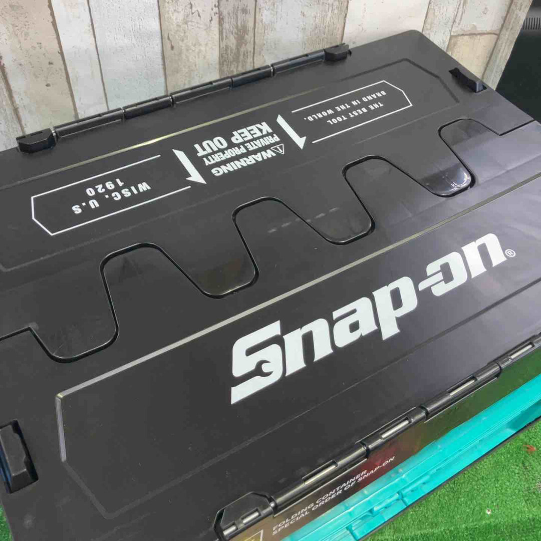 ◇Snap-on スナップオン 折りたたみコンテナ 限定 ティールカラー【町田店】