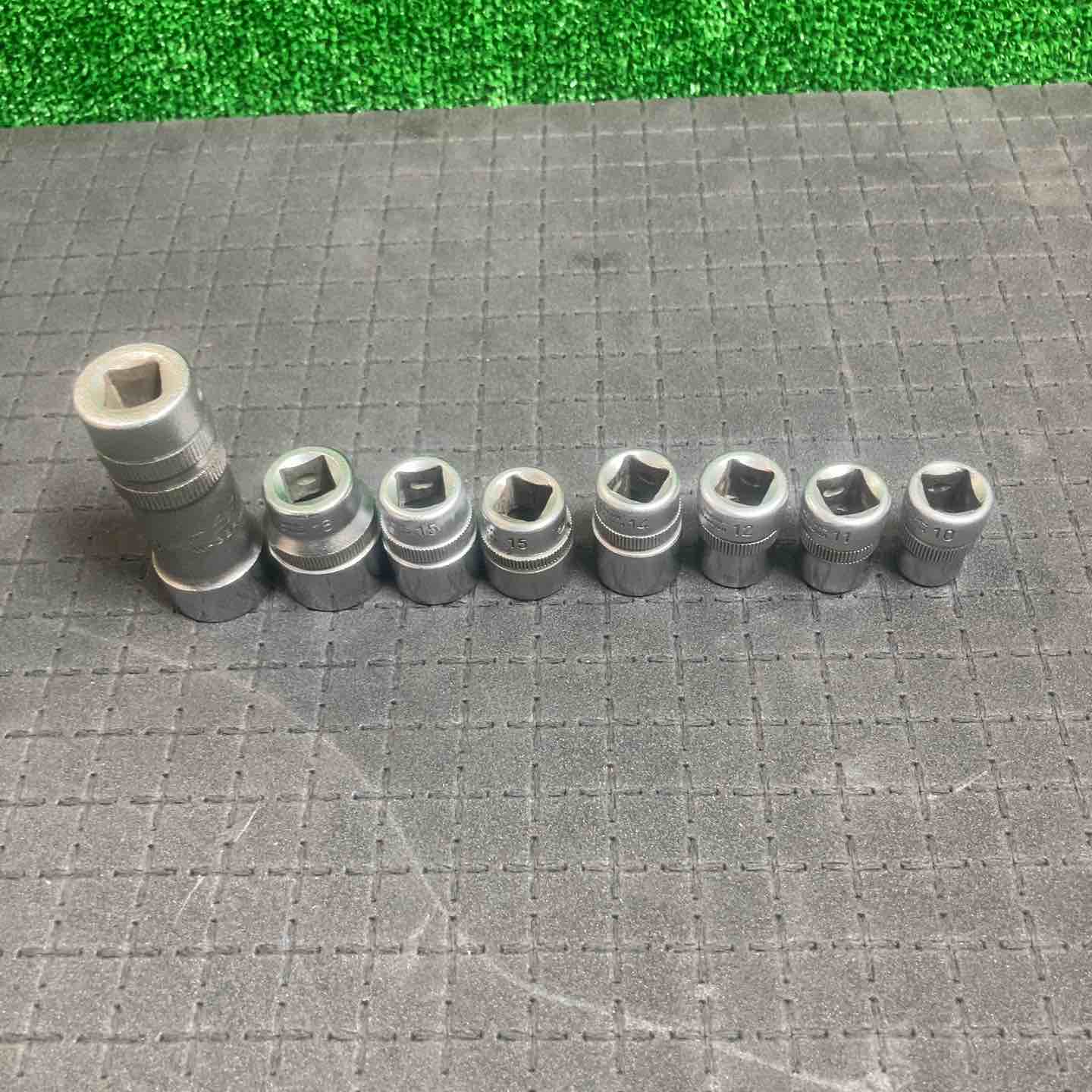 HAZET 880 ソケット8個セット 18/15×2/14/12/11/10/マグネット式 18