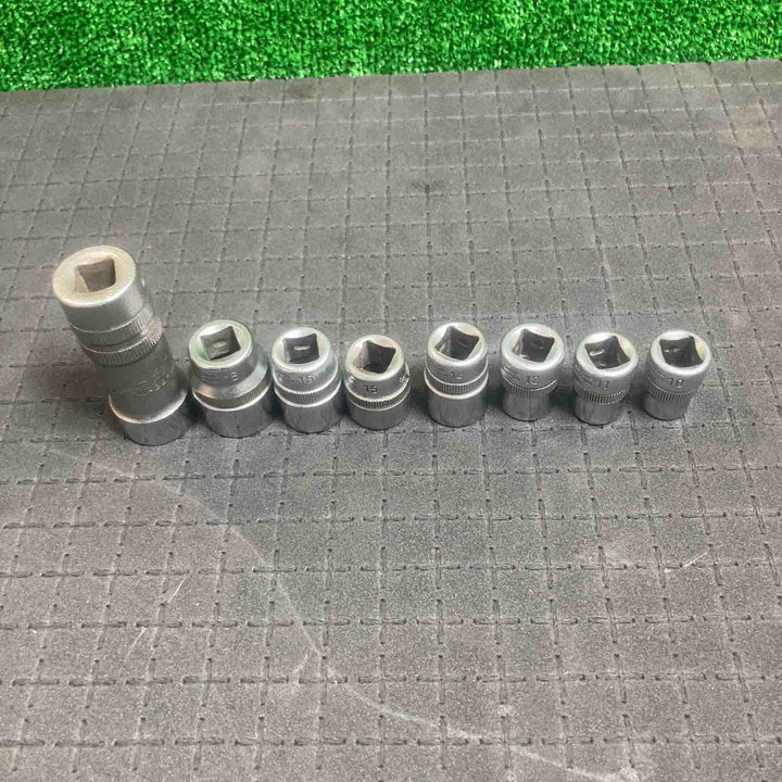 HAZET　880　ソケット8個セット　18/15×2/14/12/11/10/マグネット式 18【川崎店】