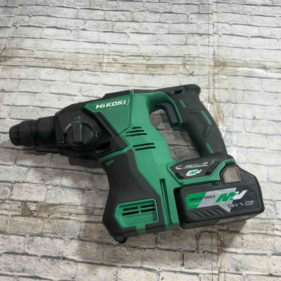 ★ハイコーキ(HIKOKI ※旧:日立工機) コードレスハンマドリル DH36DPA(2XP) 36V 動作確認済み【川口店】