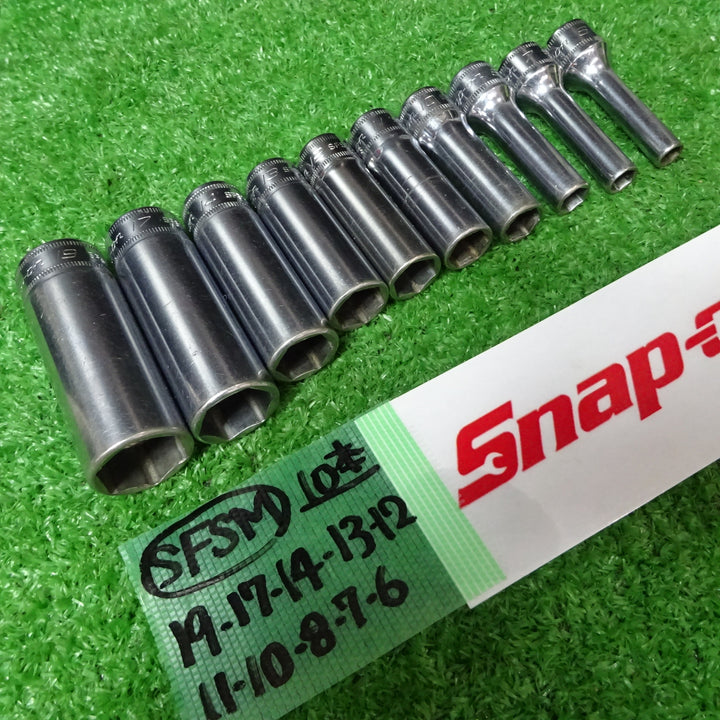 スナップオン/Snap-on 3/8sq ディープソケット SFSMシリーズ 10個セット【岩槻店】