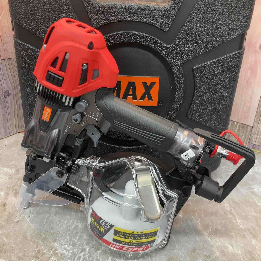 マックス(MAX) 高圧エア釘打ち機 HN-65FW1(アタッチメントV付) 型枠用モデル【岩槻店】