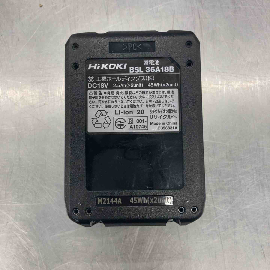 ☆ハイコーキ(HIKOKI ※旧:日立工機) 100mmコードレスディスクグラインダ G18DBBVL(NN)(L)【所沢店】