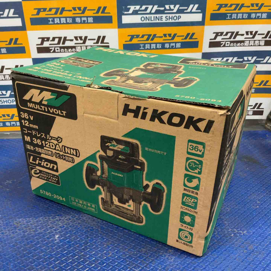 ★ハイコーキ(HIKOKI ※旧:日立工機) コードレスルーター M3612DA(NN)【草加店】