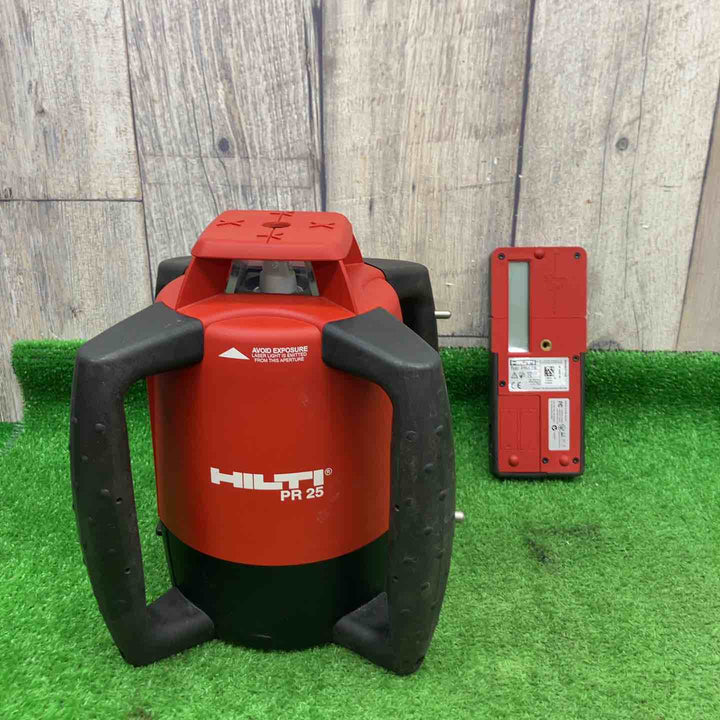 ◇ルティ(HILTI) 回転レーザー PR25受光器付き 動作確認済 精度未確認【富山店】◇SC