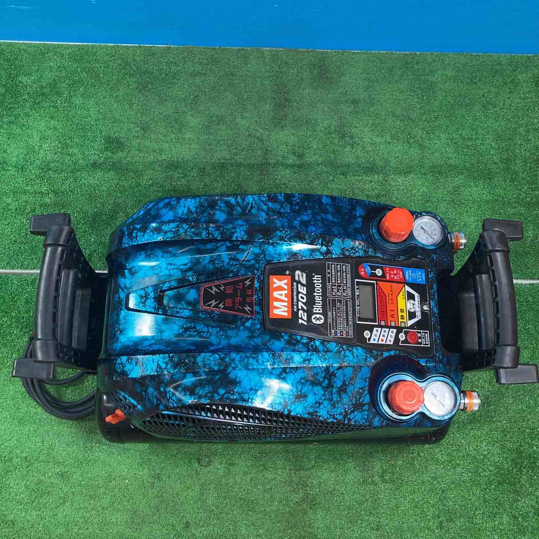 ◇マックス(MAX) エアコンプレッサー AK-HH1270E2 ガイアブルー【岩槻店】