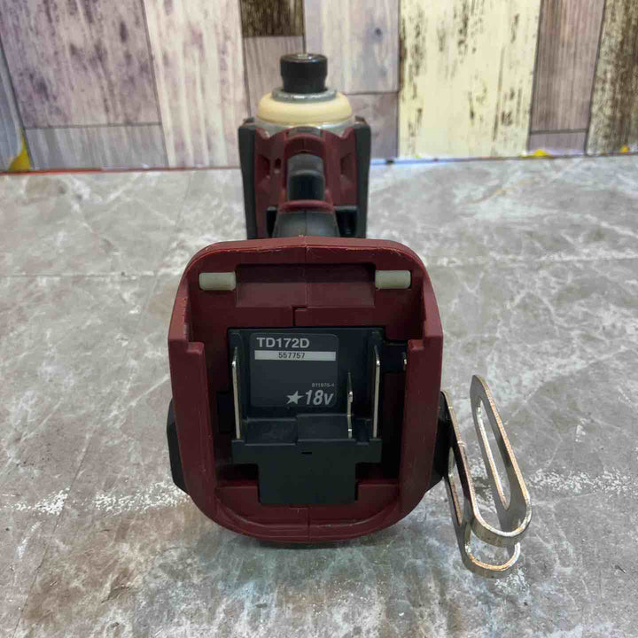 ★マキタ(makita) コードレスインパクトドライバー TD172DZAR【八潮店】