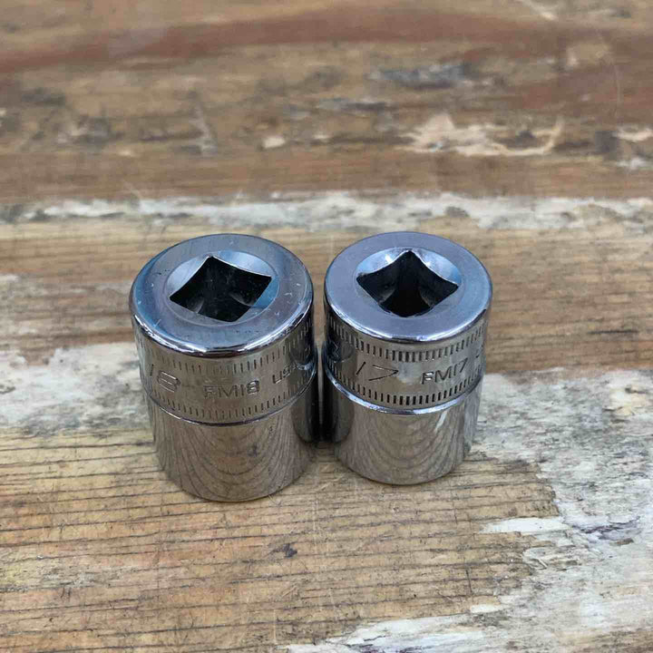 【中古品】▲スナップオン(Snap-on) ソケット  FM23, FM21, FM20, FM19, FM18, FM17, FM16, FM14 計8個【柏店】